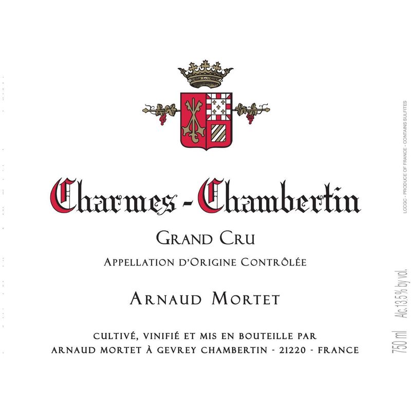 Charmes-Chambertin Grand Cru, Arnaud Mortet