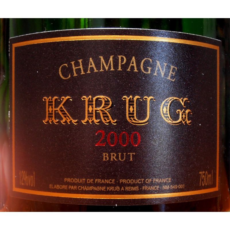 2000 Krug Vintage Brut [Future Arrival] - The Wine Cellarage