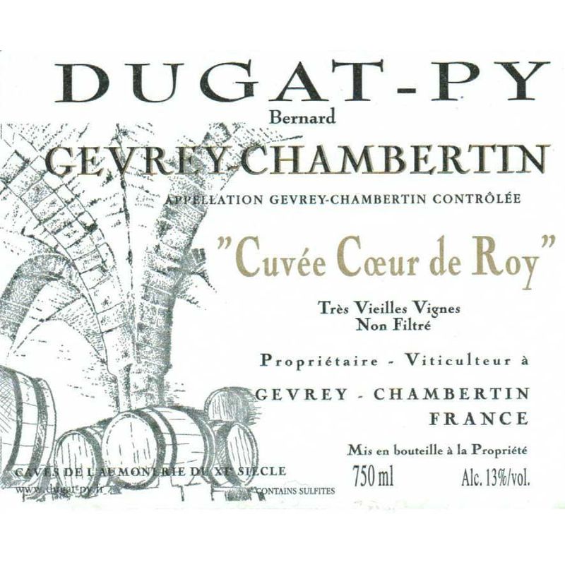 2018 Bernard Dugat-Py Gevrey-Chambertin Cuvee Coeur de Roy Tres 