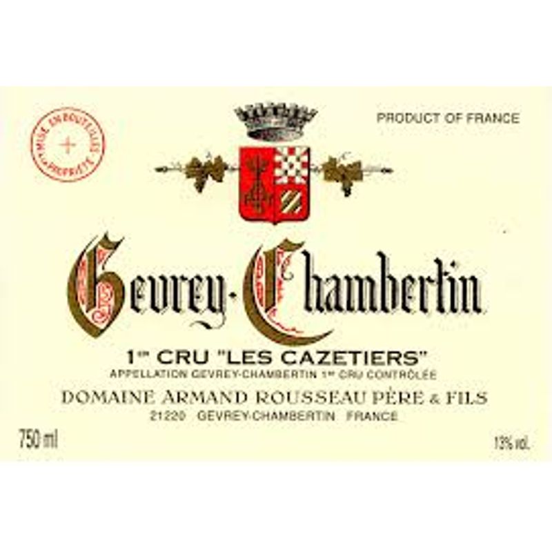 2018 Domaine Armand Rousseau Gevrey-Chambertin Premier Cru Les Cazetiers  [Future Arrival] - The Wine Cellarage