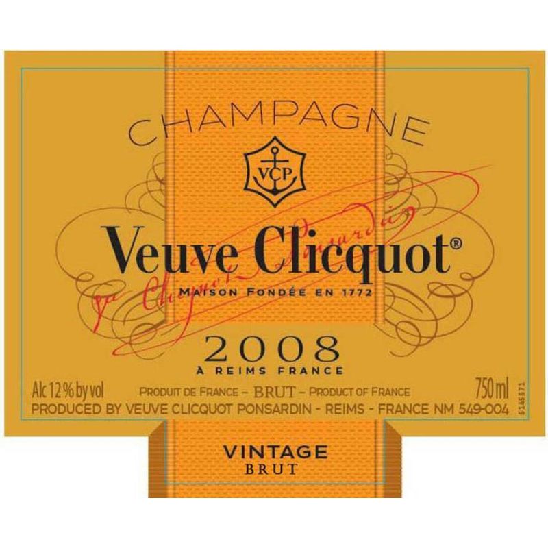 2008 Veuve Clicquot Vintage Brut [Future Arrival] - The Wine