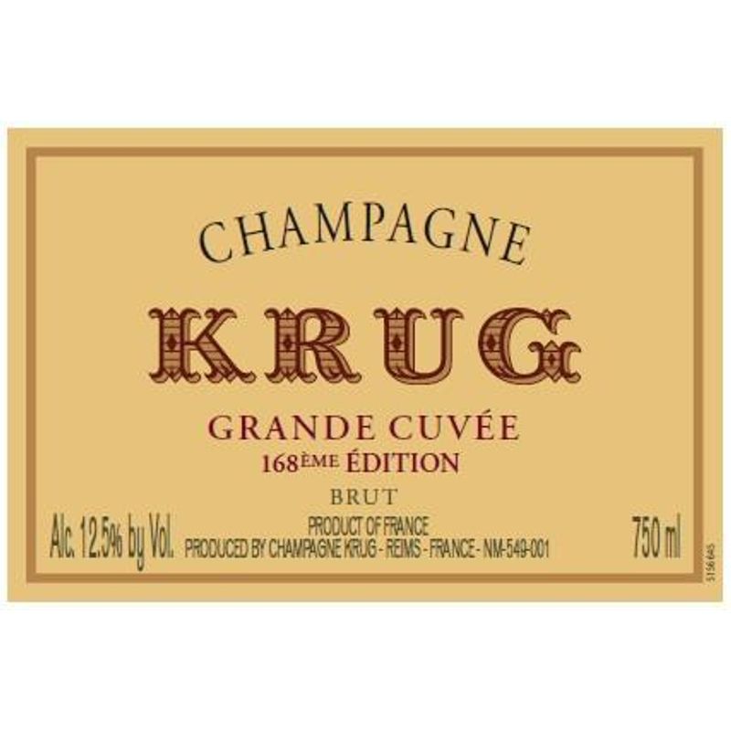 NV Krug Grande Cuvee 168eme Edition 1.5L [Future Arrival] - The Wine  Cellarage