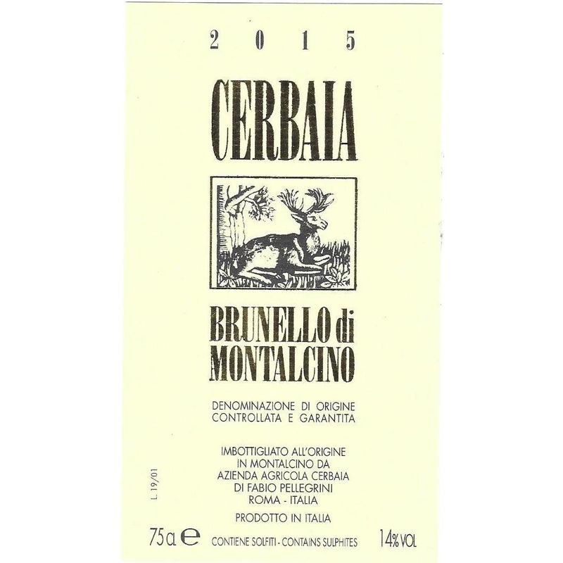 Cerbaia Brunello di Montalcino — Gregory Condes Wines