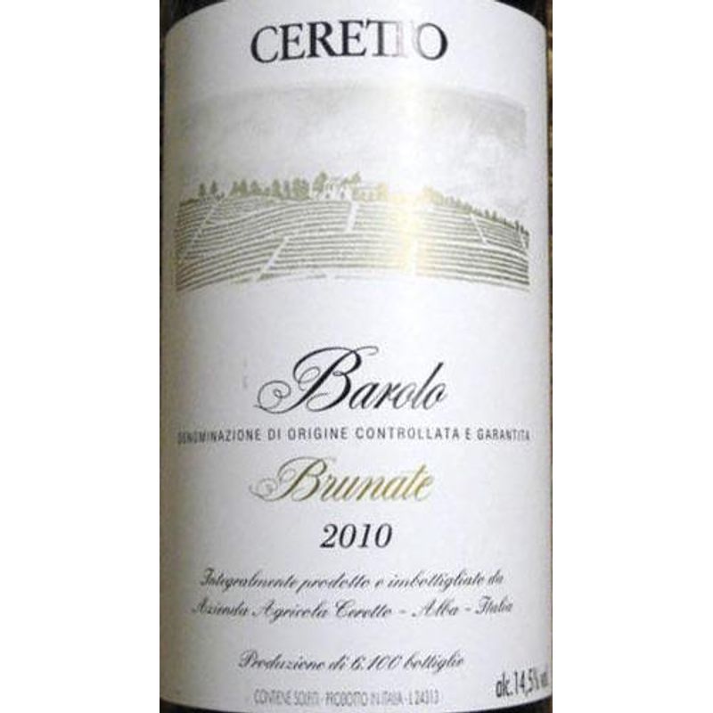 2013 Ceretto Brunate Barolo DOCG 1.5L Future Arrival The Wine