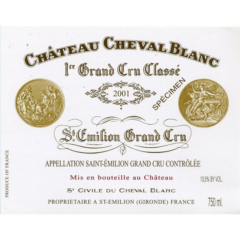 2001 Chateau Cheval Blanc Saint-Emilion Premier Grand Cru