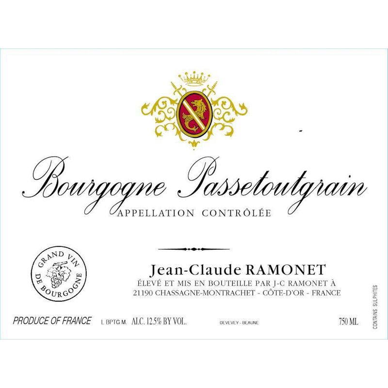 2024 Jean-Claude Ramonet Bourgogne Passe-tout-grains [Future Arrival ...