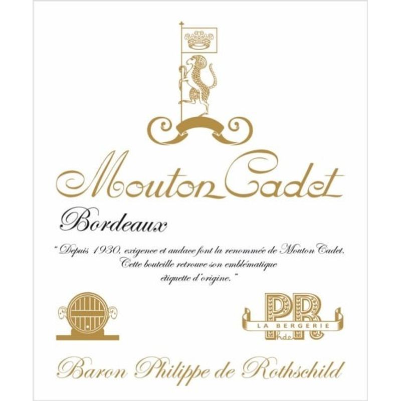 2019 Baron Philippe de Rothschild Mouton Cadet Heritage Bordeaux [Future  Arrival] - The Wine Cellarage