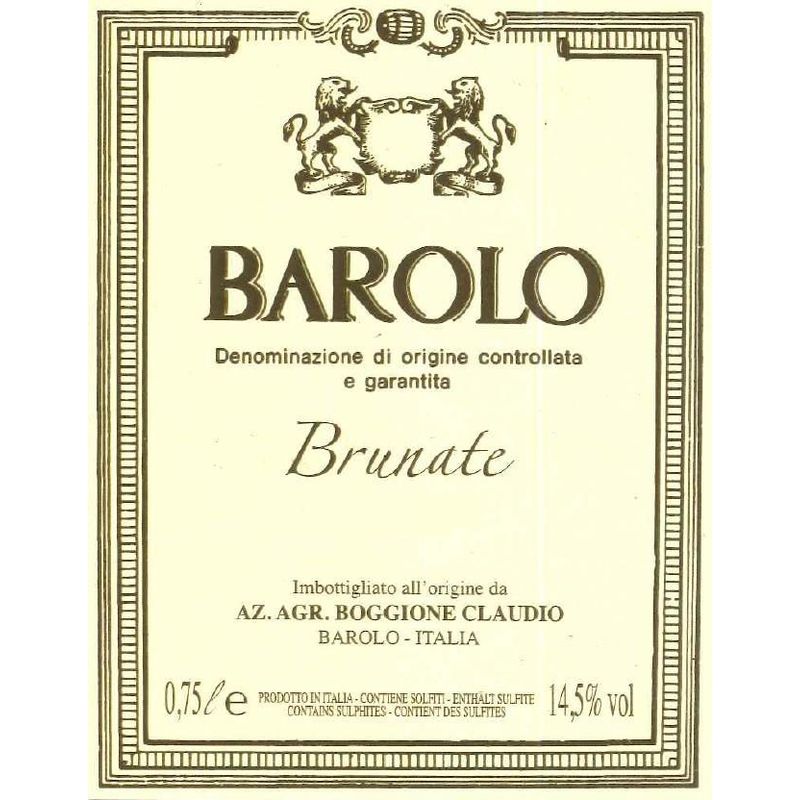 2019 Boggione Claudio Barolo Brunate Future Arrival The Wine