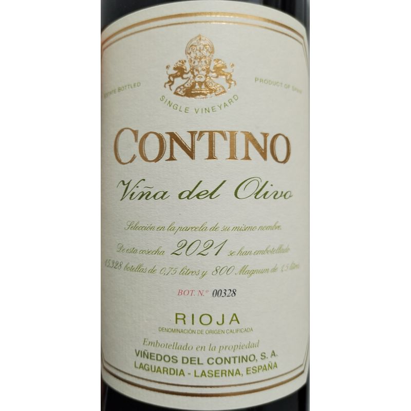 2021 CVNE Contino Vina del Olivo Rioja 1.5L [Future Arrival] - The Wine ...