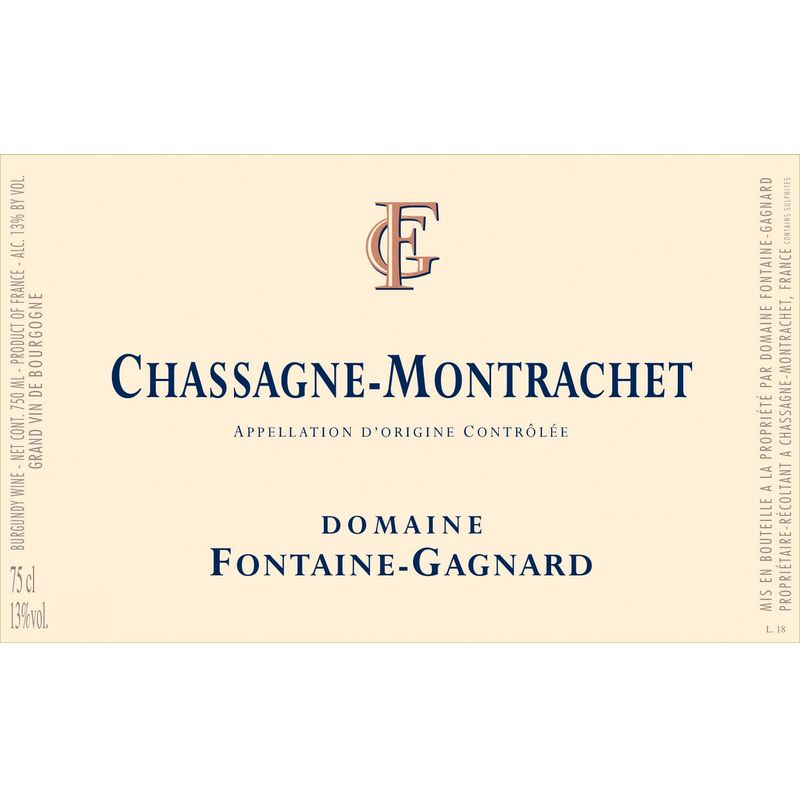 Chassagne-Montrachet rouge - 2016 - Domaine Fontaine-Gagnard