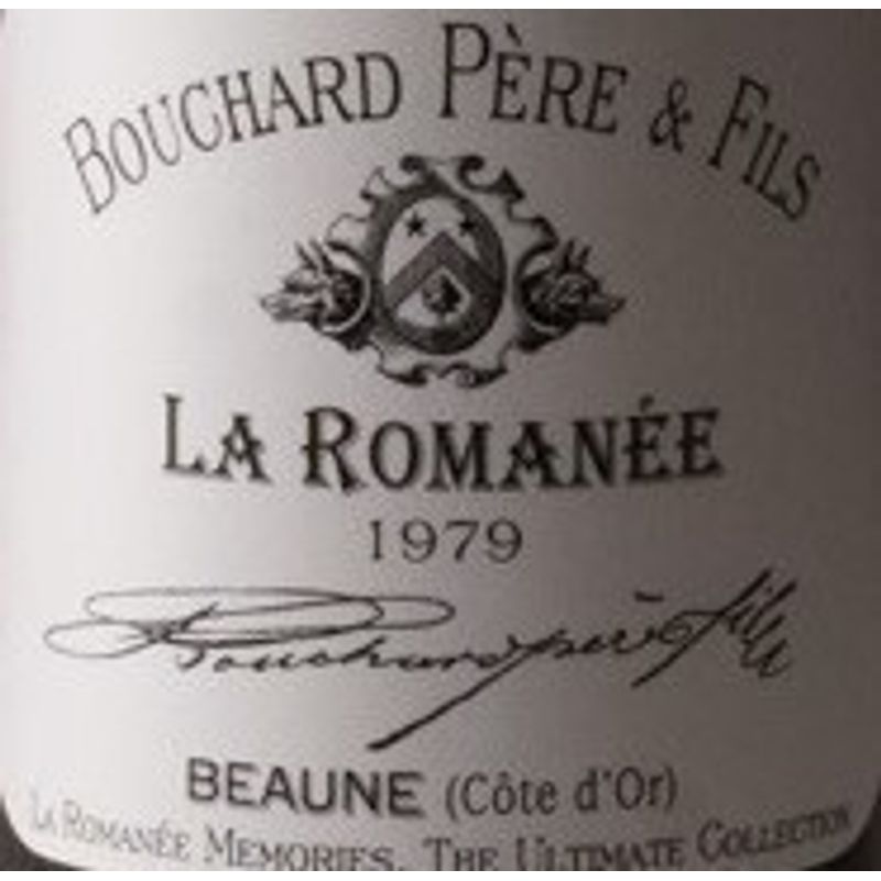 1979 Bouchard Pere Et Fils La Romanee Grand Cru Memories The Ultimate 