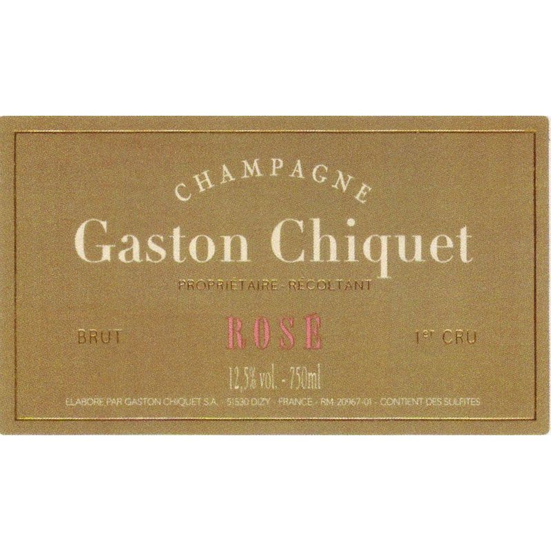 NV Gaston Chiquet Brut Rose The Wine Cellarage