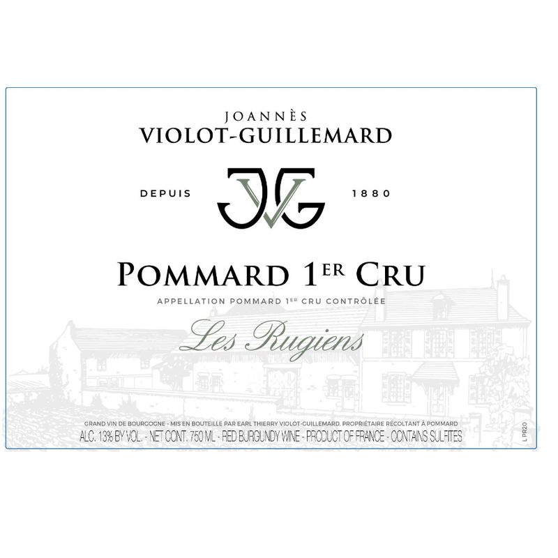 2021 Joannes Violot-Guillemard Pommard Premier Cru Les Rugiens [Future ...