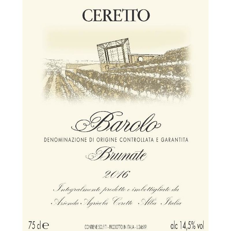 2016 Ceretto Barolo Brunate Future Arrival The Wine Cellarage