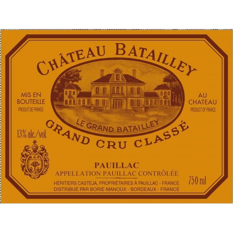 Classe Cellarage Batailley Cru - Pauillac Chateau Arrival] [Future 1.5L Wine 5eme 2019 The