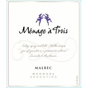 Menage A Trois - Malbec (25.4 Oz)