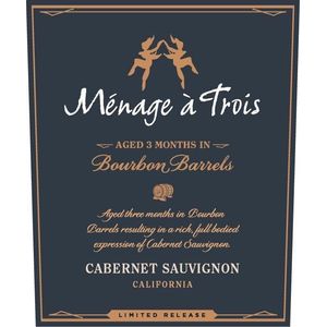 Menage A Trois - Bourbon Barrel Cabernet Sauvignon (25.4 Oz)