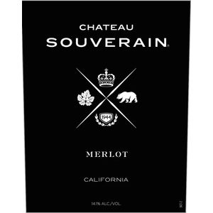 Chateau Souverain - Merlot (25.4 Oz)