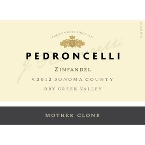 Pedroncelli - Mother Clone Zinfandel (25.4 Oz)