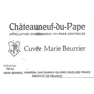 2003 Henri Bonneau Châteauneuf-du-Pape Cuvée Marie Beurrier