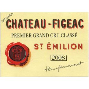 2008 Château Figeac Saint-Émilion Premier Grand Cru Classé