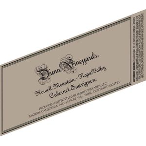2018 Dunn Vineyards Howell Mountain Cabernet Sauvignon