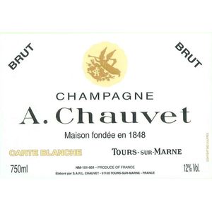A. Chauvet Champagne Brut Carte Blanche