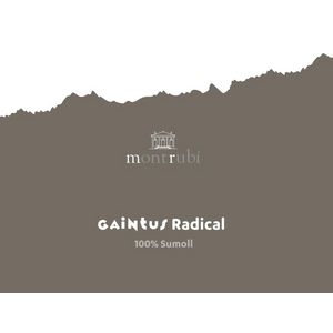 2019 Heretat Mont-Rubí Gaintus Radical Sumoll