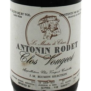 1979 Antonin Rodet Clos de Vougeot