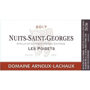2017 Domaine Arnoux-Lachaux Nuits-St-Georges Les Poisets