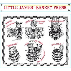 Little James' Basket Press Rouge