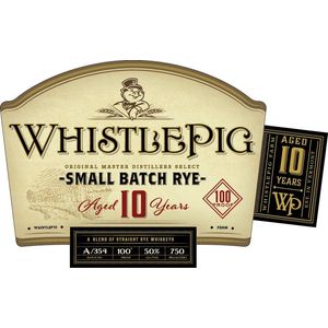 WhistlePig Aged 10 Years Straight Rye Whiskey
