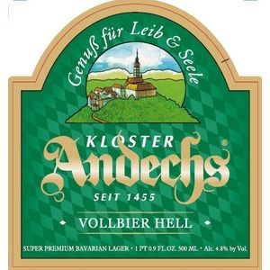 Klosterbrauerei Andechs Vollbier Hell