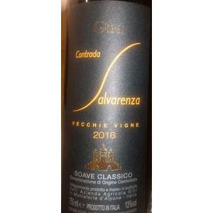 2020 Gini Soave Classico Contrada Salvarenza Vecchie Vigne