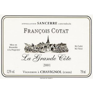 1986 Domaine François Cotat La Grande Côte Sancerre