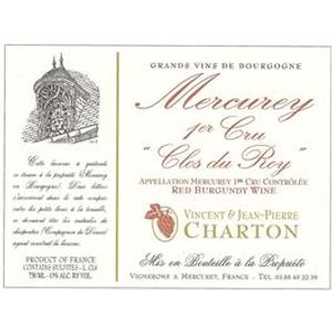 2019 Domaine Vincent & Jean Pierre Charton Mercurey Clos du Roy