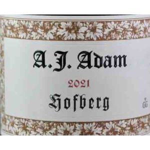 2021 A.J. Adam Hofberg Riesling Kabinett