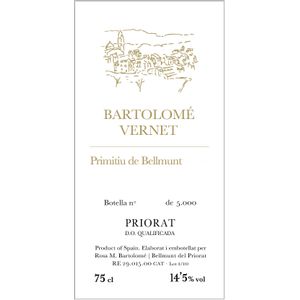 2018 Bartolomé Vernet Priorat Primitiu de Bellmunt
