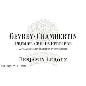 2015 Benjamin Leroux Gevrey-Chambertin La Perrière