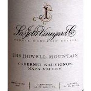2019 La Jota Vineyard Co. Howell Mountain Cabernet Sauvignon