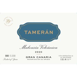 2020 Tamerán Malvasía Volcánica Gran Canaria