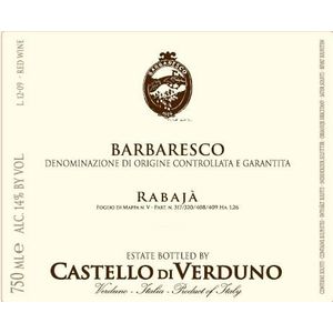 2018 Castello di Verduno Barbaresco Rabajà