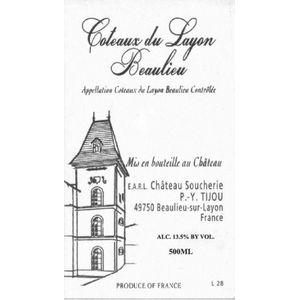 1996 Château Soucherie Coteaux du Layon Beaulieu