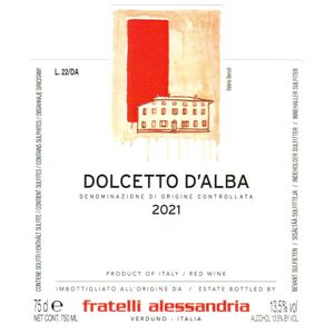 2021 Fratelli Alessandria Dolcetto d'Alba