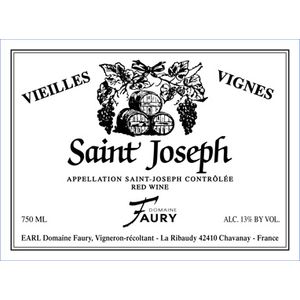 2020 Lionel Faury Saint-Joseph Vieilles Vignes