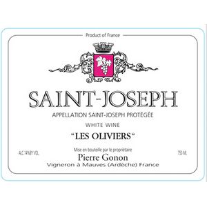 2015 Pierre Gonon Saint-Joseph Blanc Les Oliviers