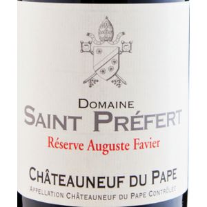 2019 Domaine Saint Préfert Réserve Auguste Favier Châteauneuf-du-Pape
