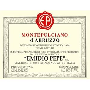 2014 Emidio Pepe Montepulciano d'Abruzzo