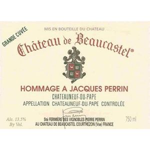 2007 Château de Beaucastel Châteauneuf-du-Pape Hommage à Jacques Perrin