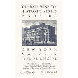 Rare Wine Co. Historic Series Madeira New York Malmsey Special Reserve